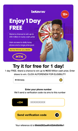 NG BetaVow Scienlab 2ClickFlow MTN , Wifi Nigeria 2